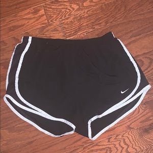 black nike shorts